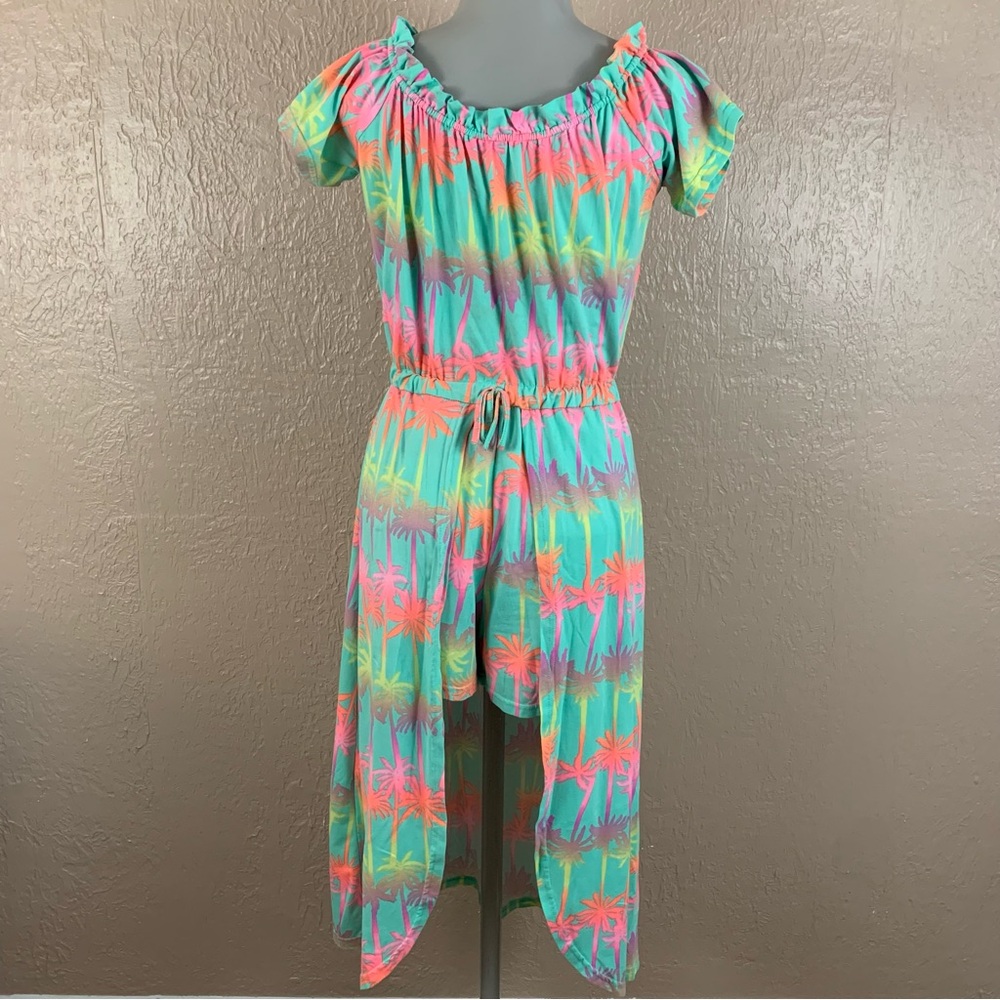 Freestyle Tropical Walk-Through Dress with Shorts